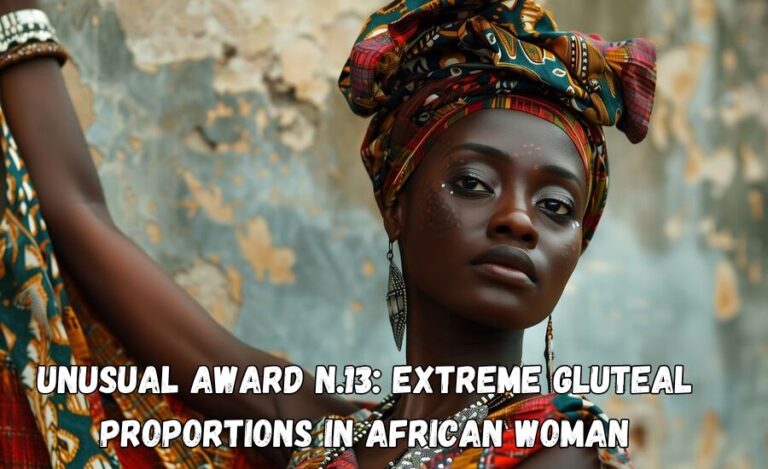 Unusual Award N.13: Extreme Gluteal Proportions in African Woman